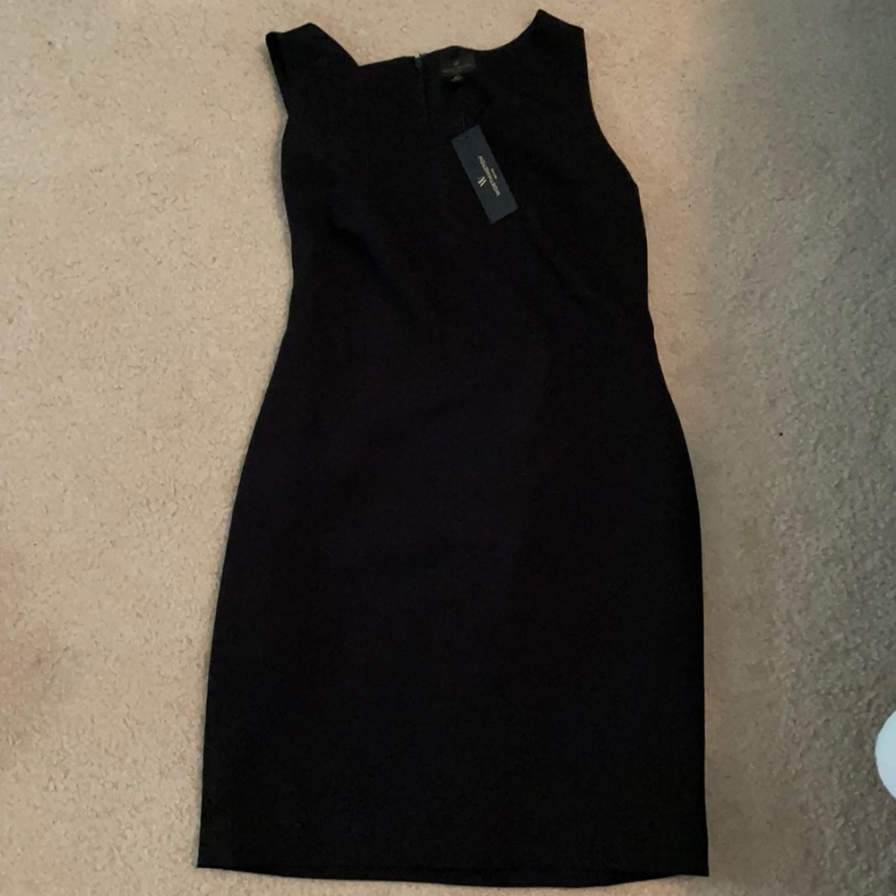 Just above the knee black professional dress